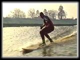 Dave Lawson alone on a fast moving wall.