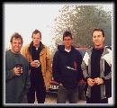 The morning crew at Spot X, Wizard, a 'sick' Silver, Pascal and Bruno.